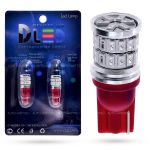 Светодиодная лампа T10 W5W – 36 SMD3014 9W Красная
