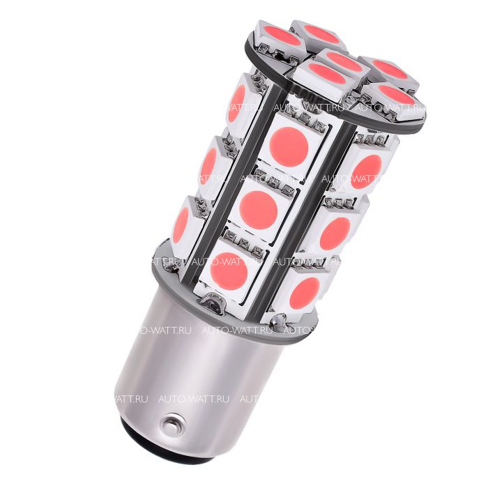 Светодиодная лампа P21/5W 1157 – 27 SMD5050 6.48W Красная
