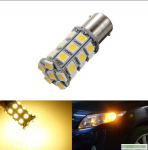 Светодиодная лампа P21W 1156 – 27 SMD5050 6.48W Жёлтая
