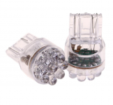 Светодиодная лампа W21/5W 7443 – 9 Dip-Led 0.45W Белая
