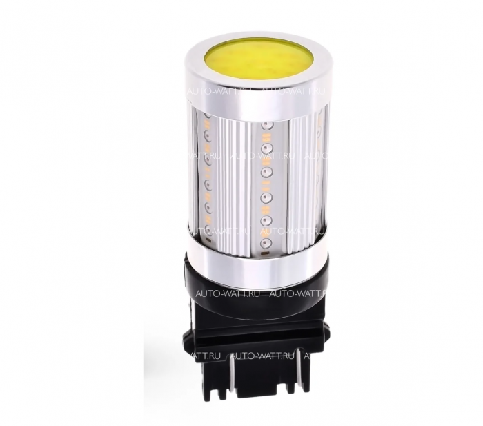 Светодиодные лампы W21/5W 7443 – 7 COB 24W Белый-Жёлтый (2шт)