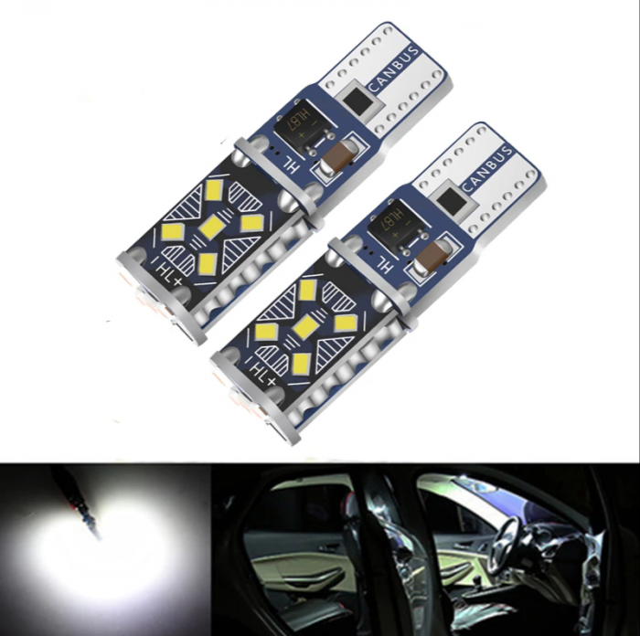 Светодиодная лампа T15 W16W – Max-Hill 15Led 8W Белая (1шт)
