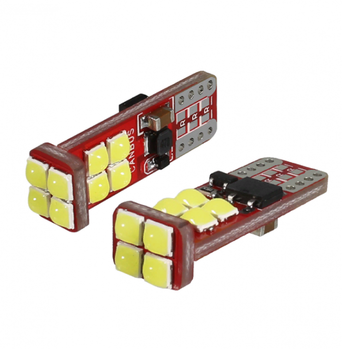 Светодиодная лампа T15 W16W – 12 SMD3030 CAN-BUS 12W Белая