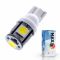 Светодиодная лампа T10 W5W – 5 SMD5050 1.2W Белая