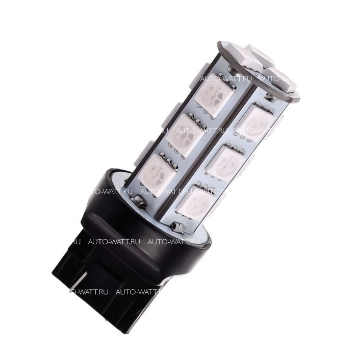 Светодиодная лампа W21W 7440 – 18 SMD5050 4.32W Красная