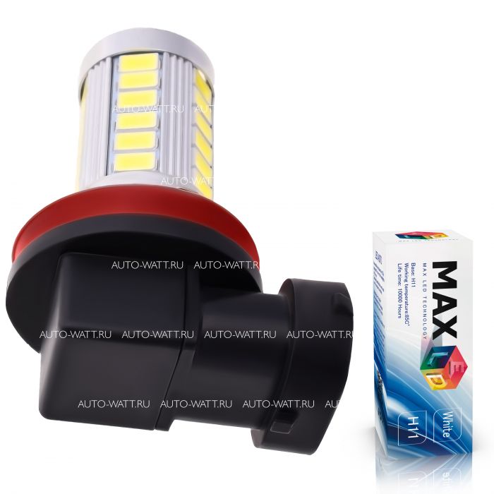 Светодиодная лампа H11 – Max-Road 33Led Линза 13W